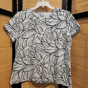 Croft&Barrow - Leaf Print Shirt